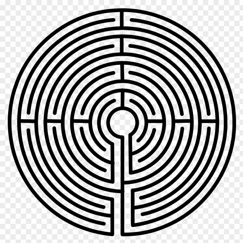 Maze Minotaur Knossos Chartres Daedalus Labyrinth PNG
