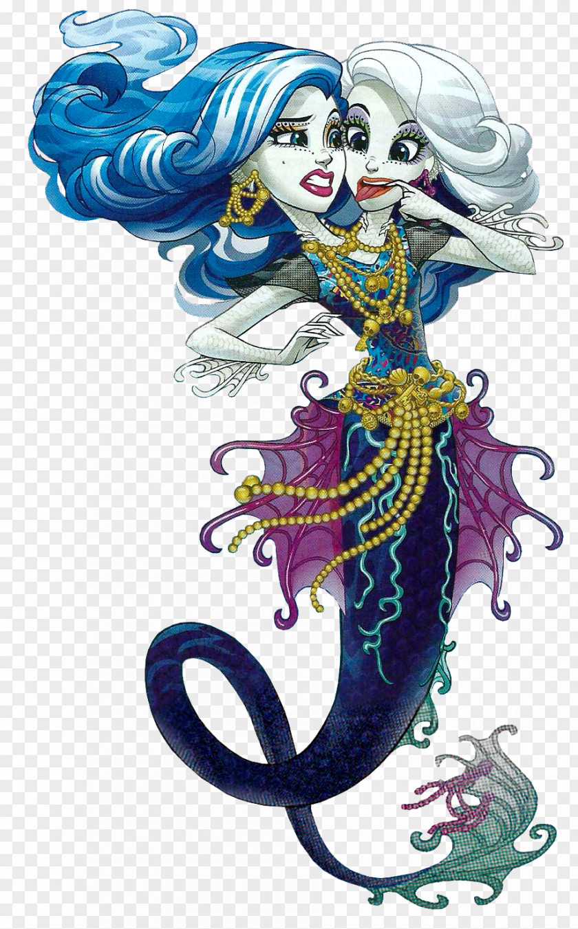 Mermaid Monster High Doll Ever After Barbie Toy PNG