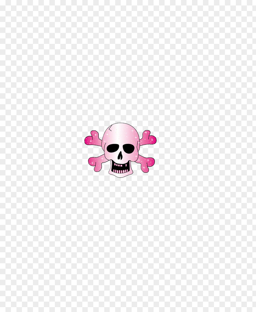 Pink Skull Pattern PNG