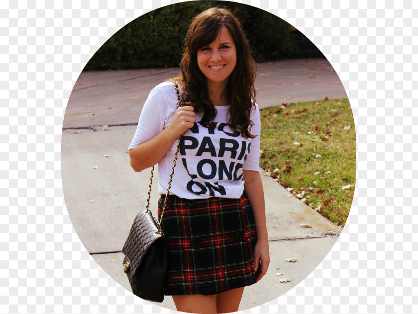 Plaid Skirt Tartan Miniskirt T-shirt Kilt Sleeve PNG