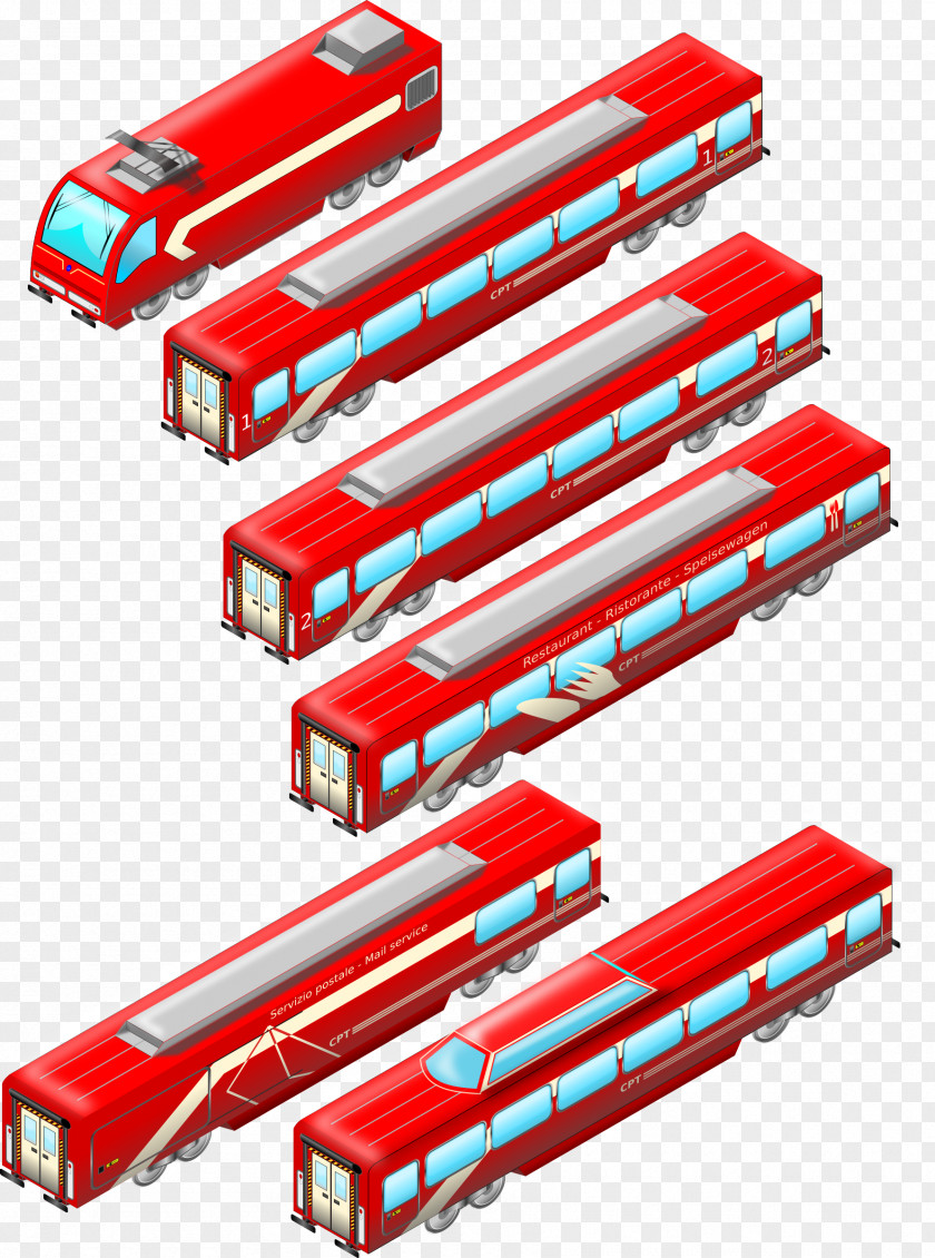 Toy-train Car Line PNG