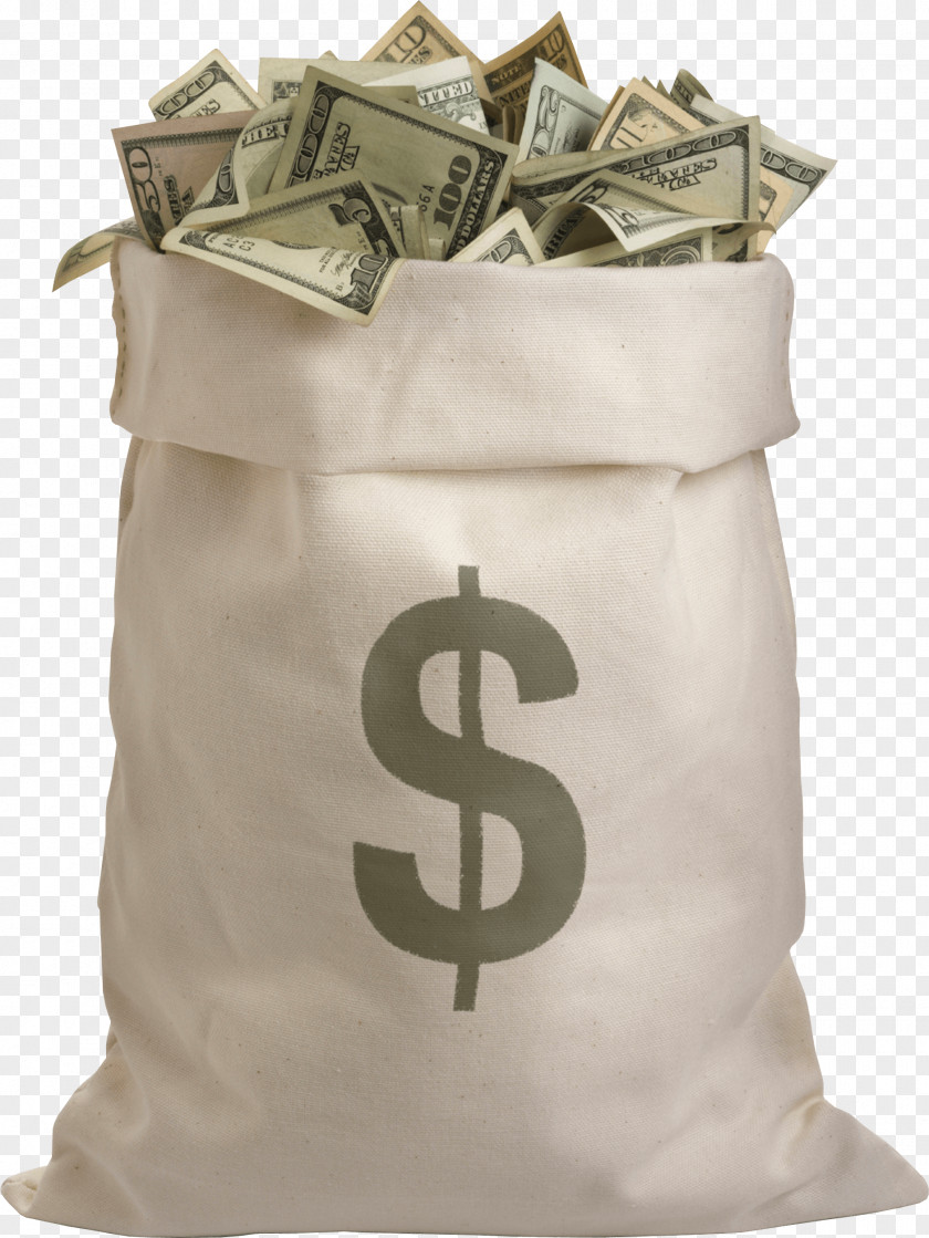 Bag Full Of Dollars Money PNG Money, banknote lot clipart PNG