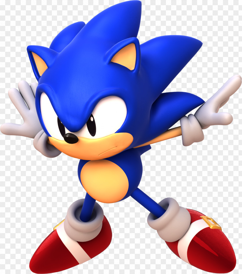 Classic Sonic The Hedgehog Mania CD Forces 3D PNG