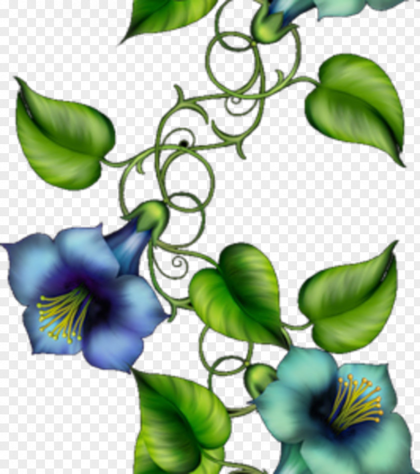 Flower Letter Initial Clip Art PNG