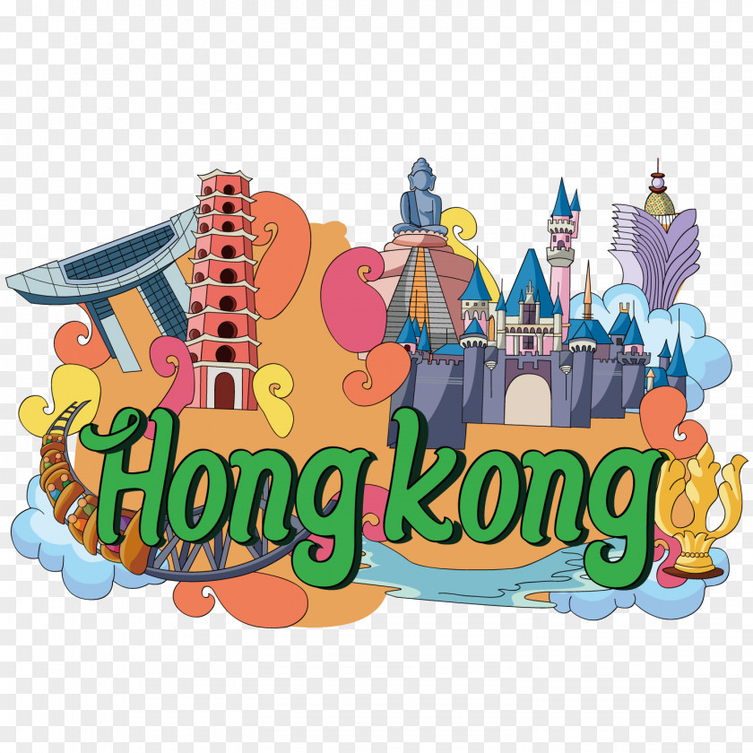 Hong Kong Travel Illustrations Royalty-free Stock Photography Clip Art PNG