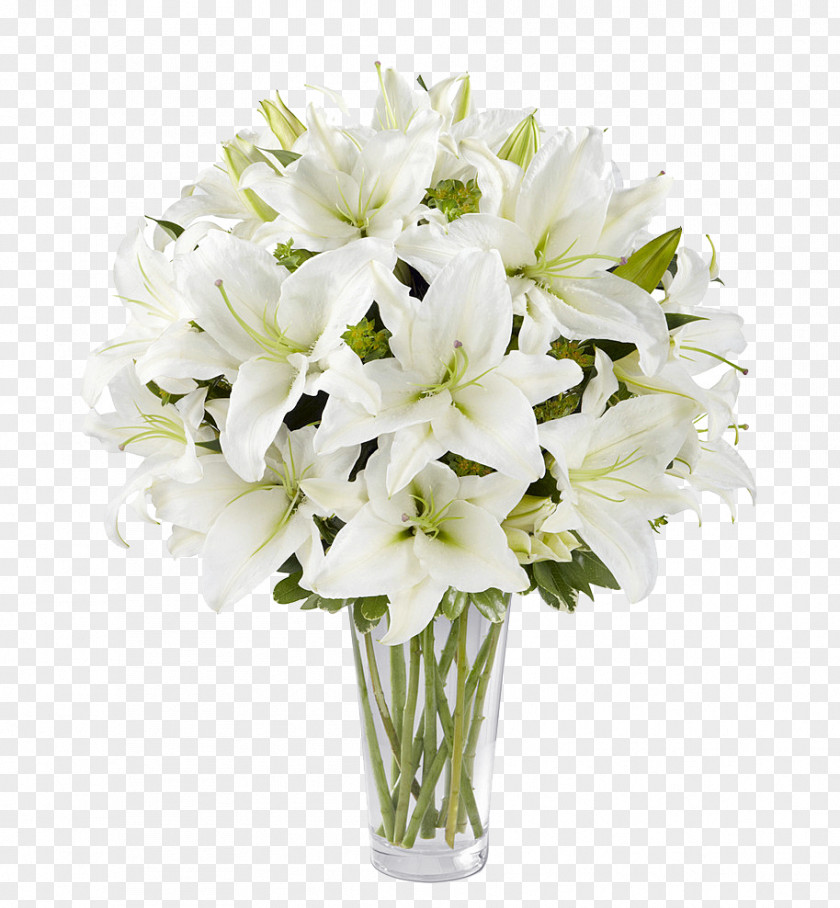 White Lily Flower Arrangement Floral Design Canada Easter Bouquet FTD Companies PNG