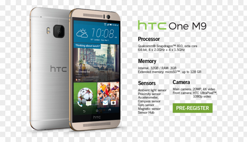 Android HTC One M9+ (M8) X Desire PNG