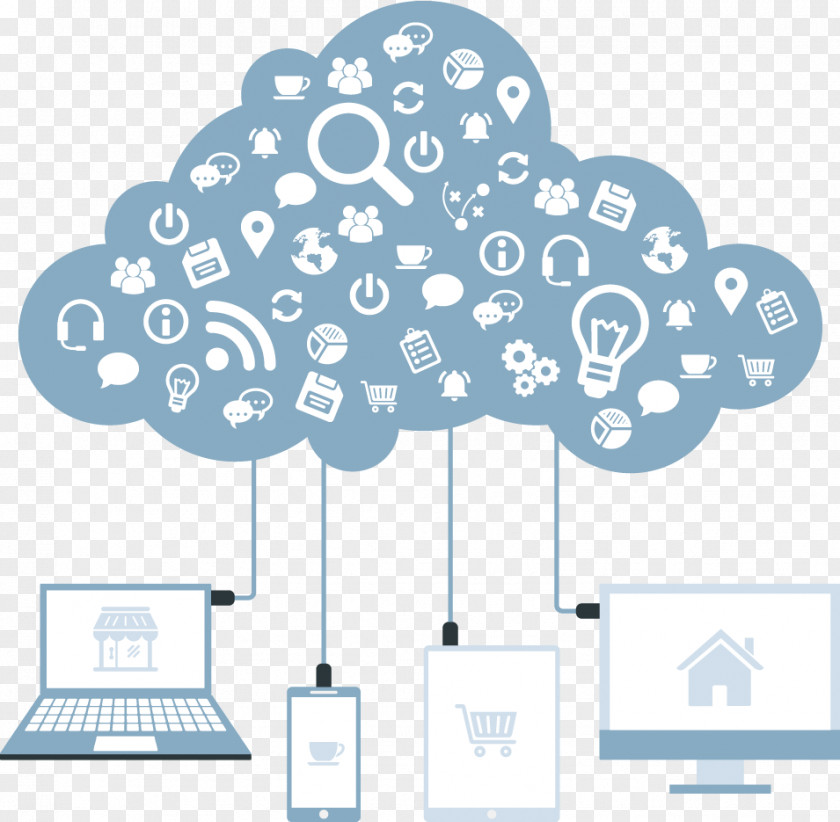 Cloud Computing Communications Web Hosting Service Remote Backup Business PNG