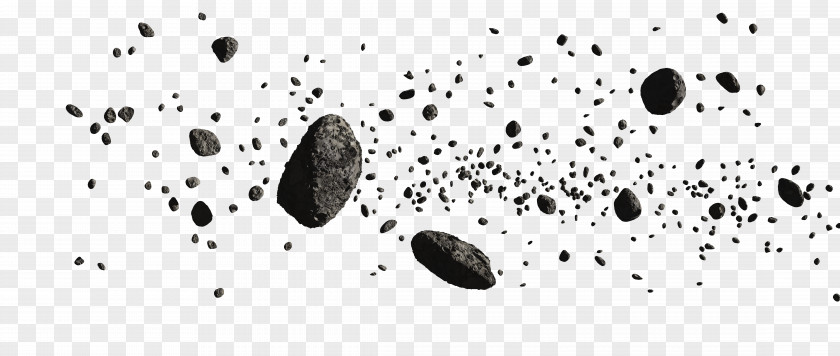 Floating Rock Meteorite Clip Art PNG