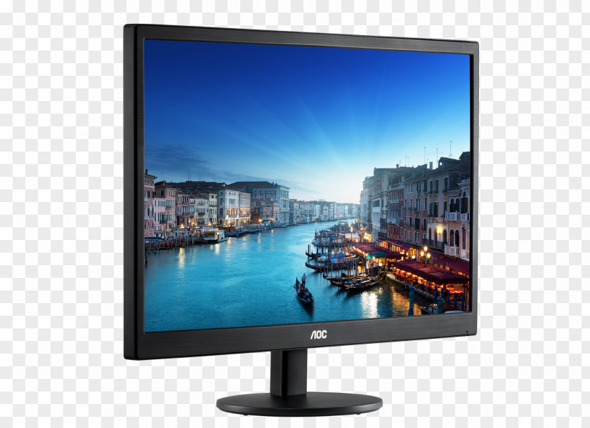 Lcd Monitor AOC International Digital Visual Interface Computer Monitors HDMI 1080p PNG