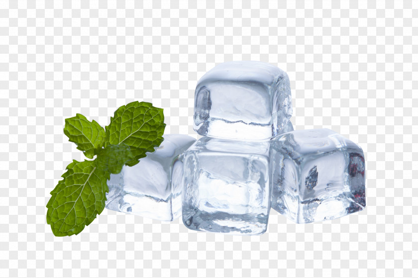 Mint Square Ice Cubes Cube PNG