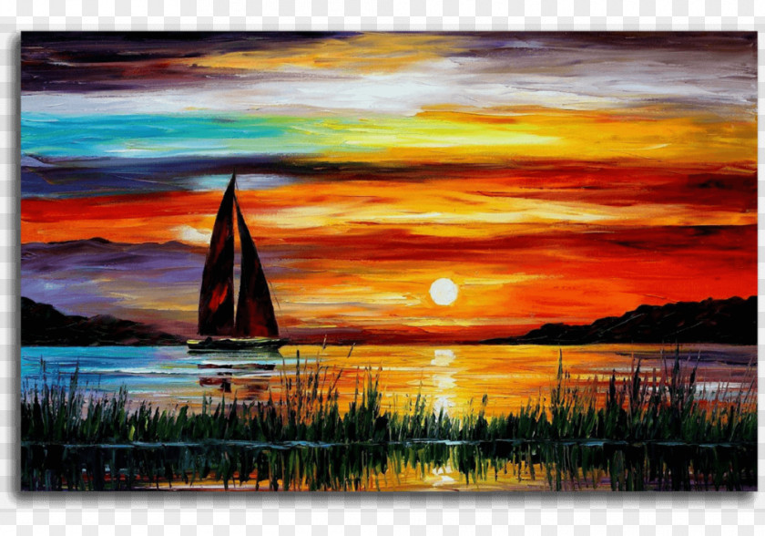 Painting Landscape Watercolor Oil PNG