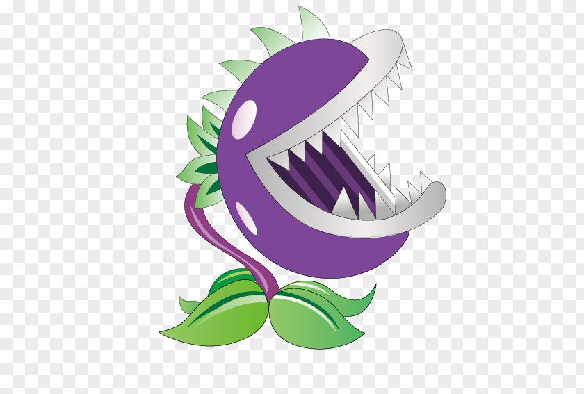Piranha Plants Vs. Zombies 2: It's About Time Paint By Number Digital Painting PNG