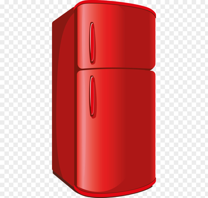 Red Refrigerator PNG