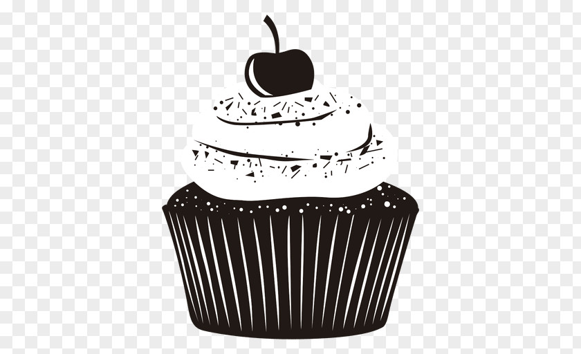 Red Velvet Cake Cupcake Product Design PNG