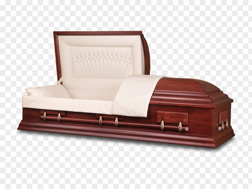 Symphony Coffin Hardwood Funeral Home Burial Vault PNG