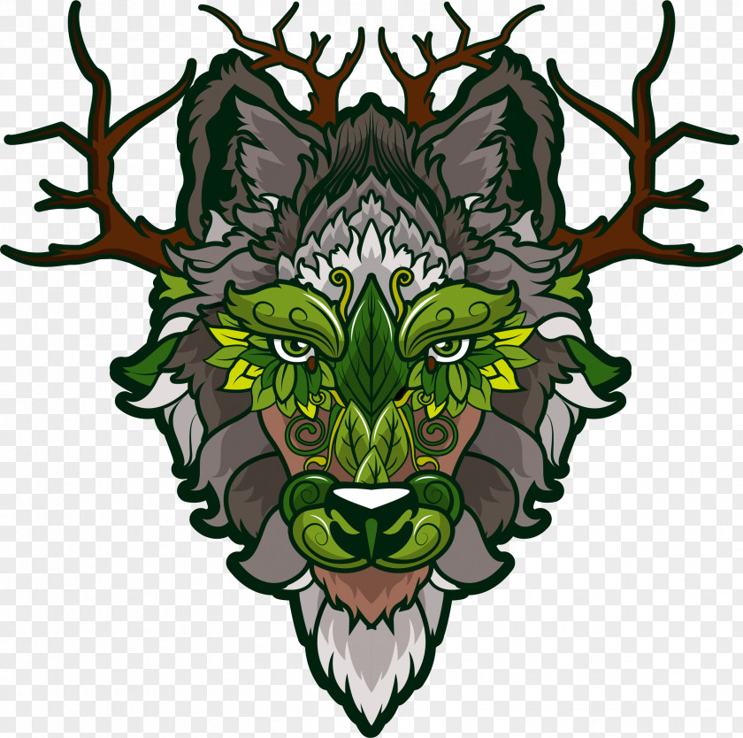 Trees Wizard Wolves PNG