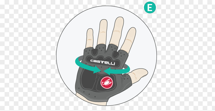Bicycle Glove Cycling Castelli Hand PNG