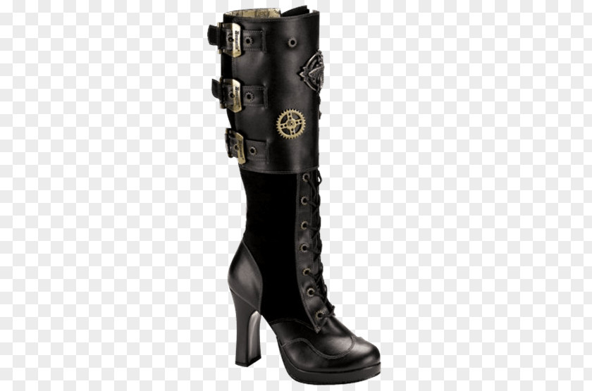 Gentleman Steampunk Costume Knee-high Boot Shoe Goth Subculture PNG