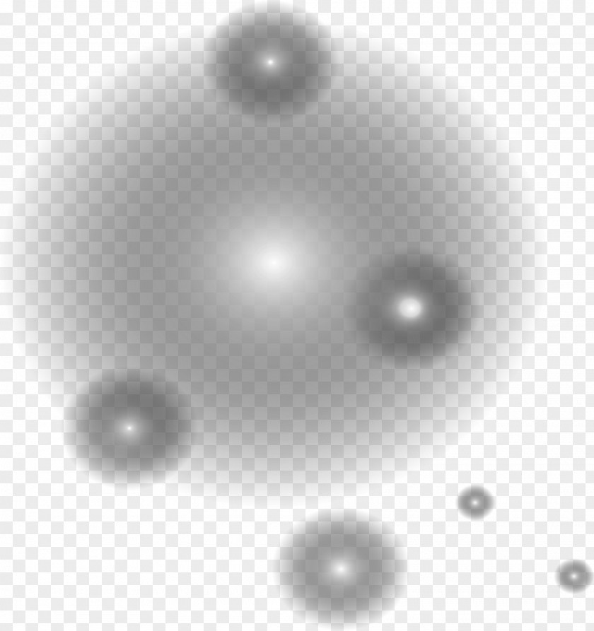 Gray Dream Halo White Circle Material Pattern PNG