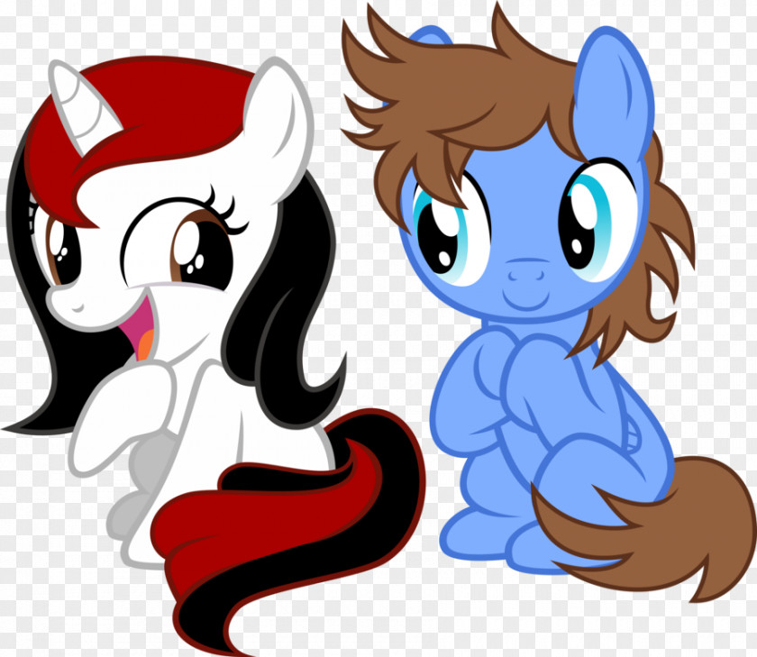 Horse Pony Stereo Hearts Commission PNG