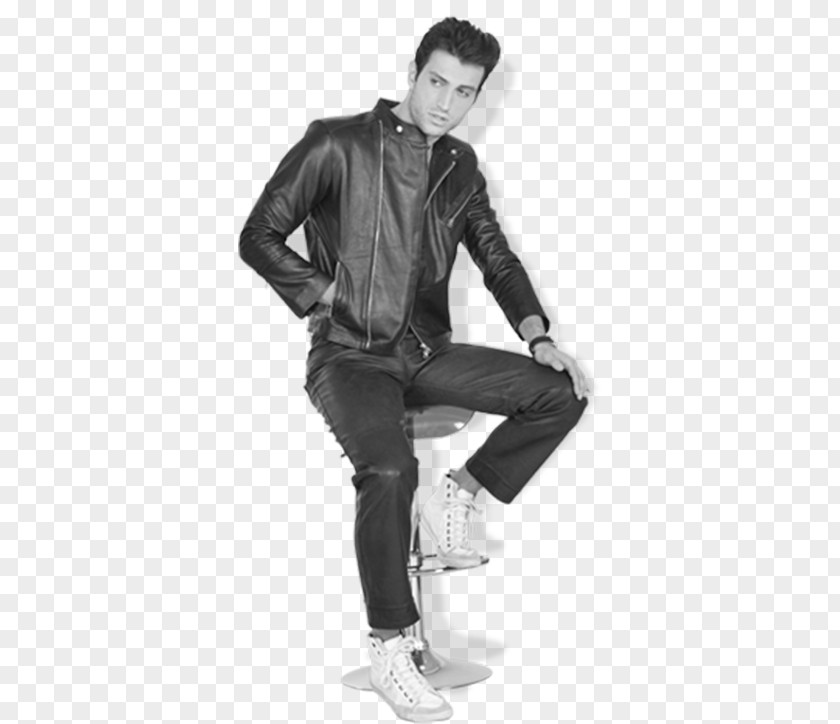 Jeans Leather Jacket Fashion Sleeve Shoe Photo Shoot PNG