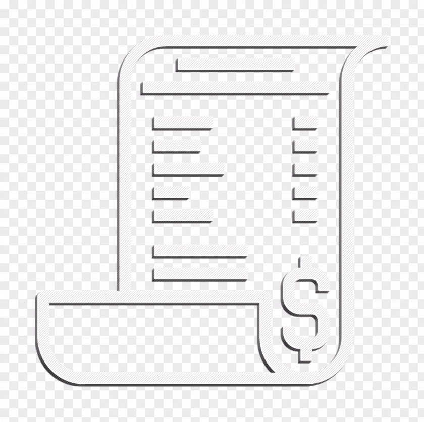 Shopping Icon Receipt Bill PNG