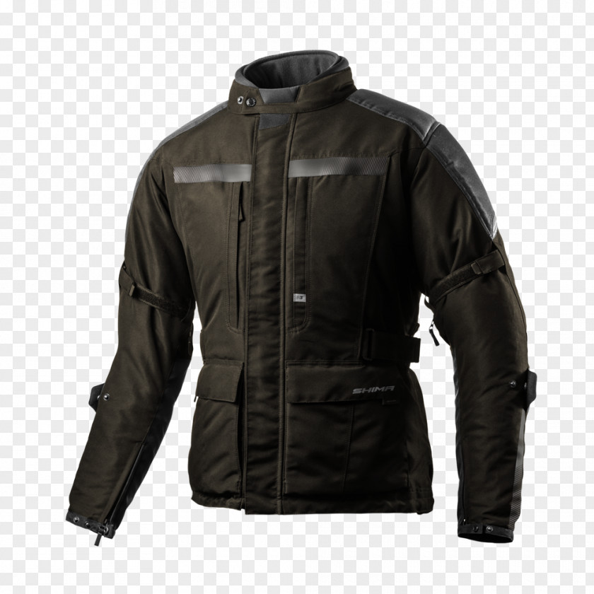 Leather Hoodie Jacket Alpinestars Motorcycle REV'IT! PNG