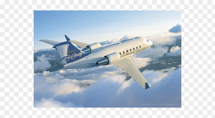 Aircraft Bombardier Challenger 600 Series CL-604 Business Jet PNG
