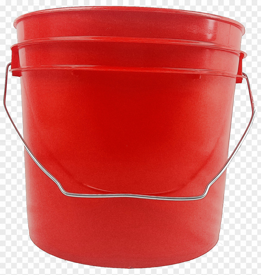 Cylinder Food Storage Containers Plastic Red PNG