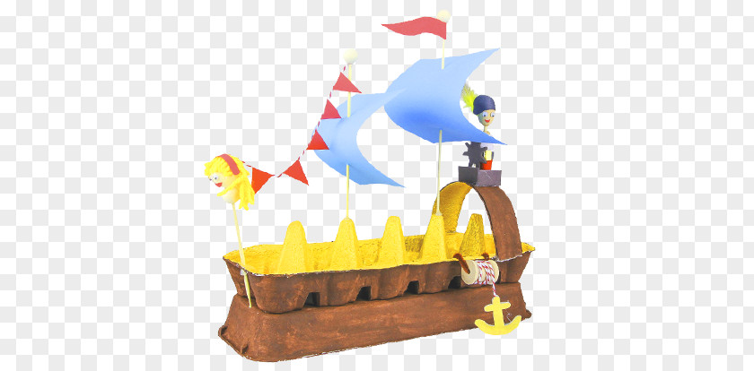 Egg Carton Ship Box PNG