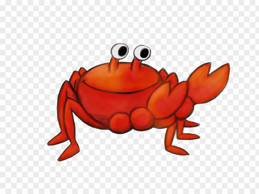 Freshwater Crab Decapoda Orange PNG