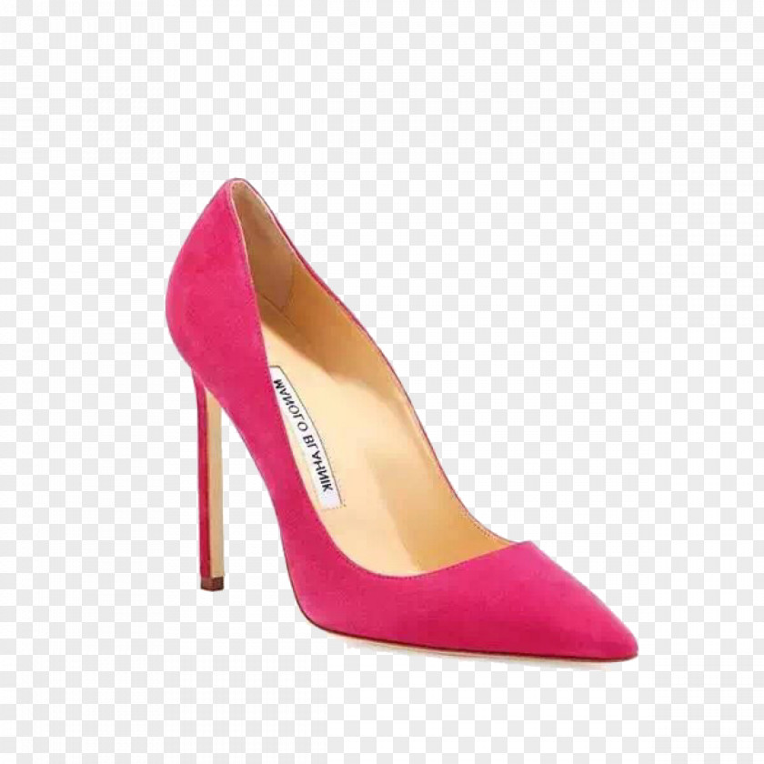 Rose Brand Shoes High Heels Manolo Shoe High-heeled Footwear Designer Pink PNG
