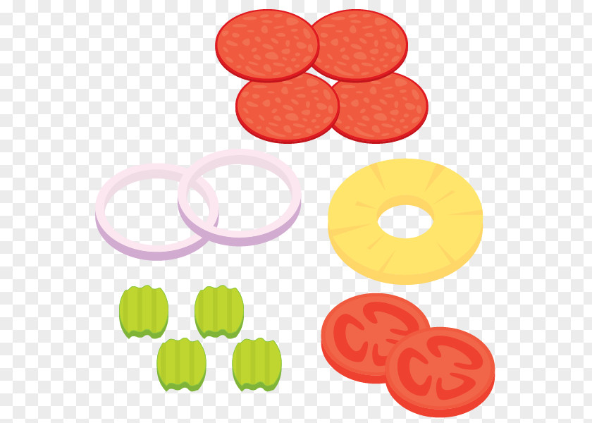 Vector Vegetable Tomato Ham Meat Fruit Clip Art PNG