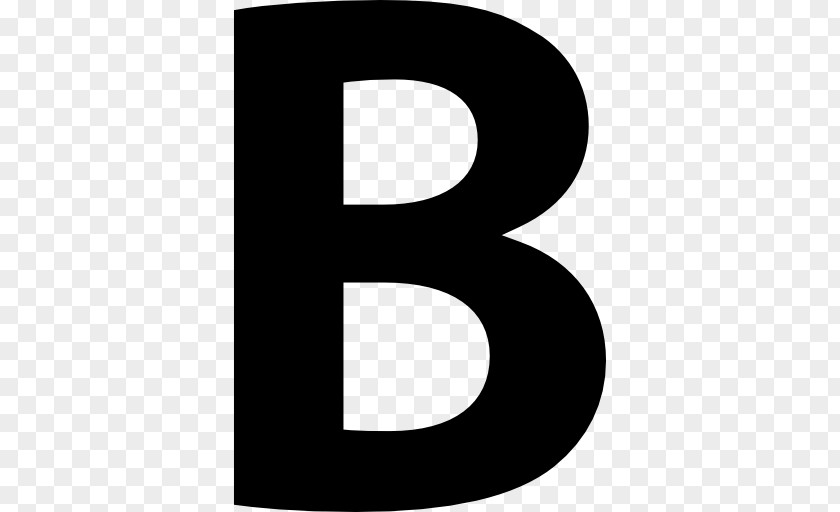 B Symbol Formatted Text Sign PNG