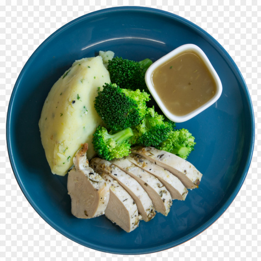 Chicken Roast Gravy Broccoli Vegetarian Cuisine PNG