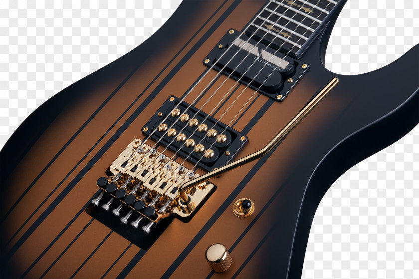 Electric Guitar Bass Schecter Research Synyster Gates PNG