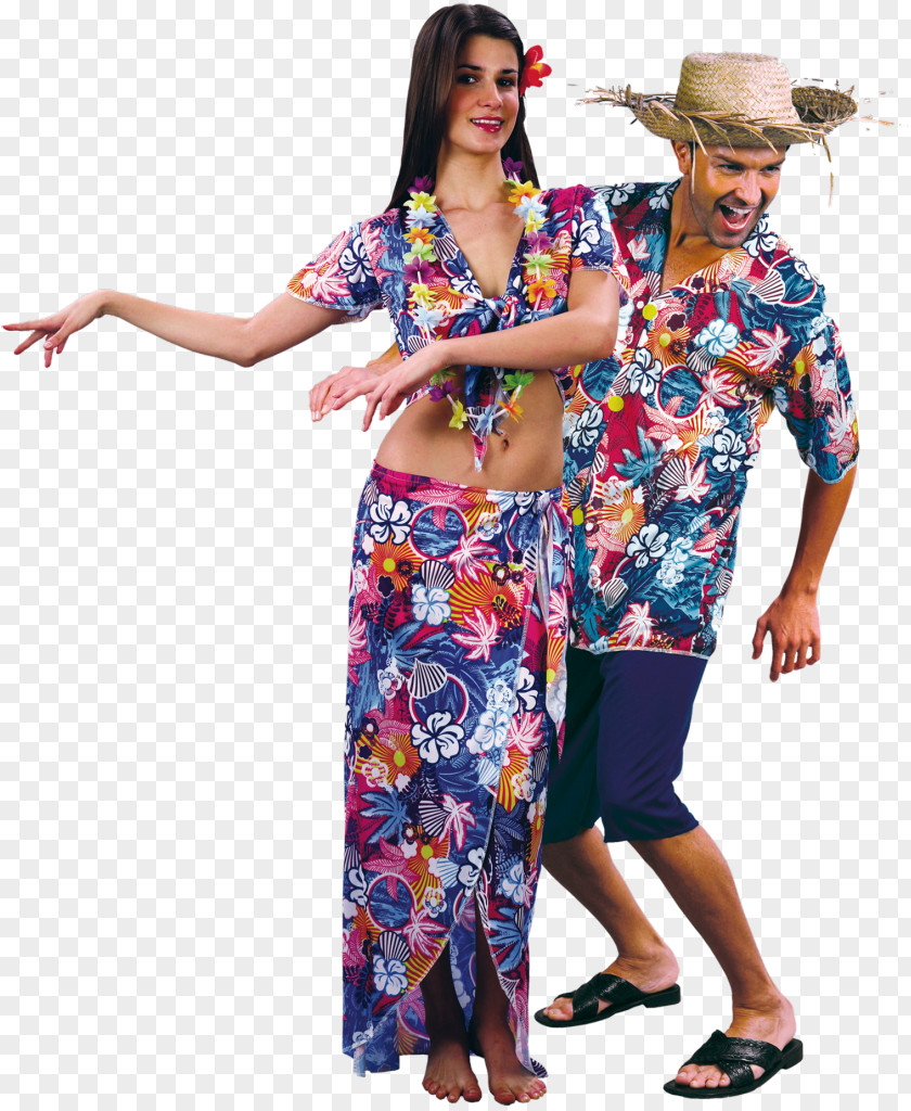 Hawaiian Hawaii Costume Party Dress PNG