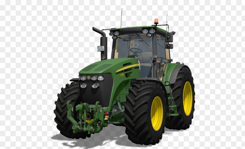 Tractor Farming Simulator 17 John Deere Thumbnail PNG