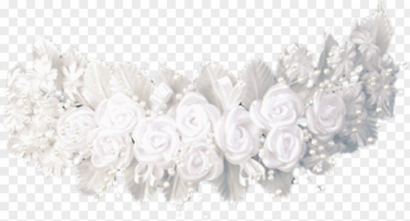 Jewellery Headpiece White Cut Flowers Body PNG