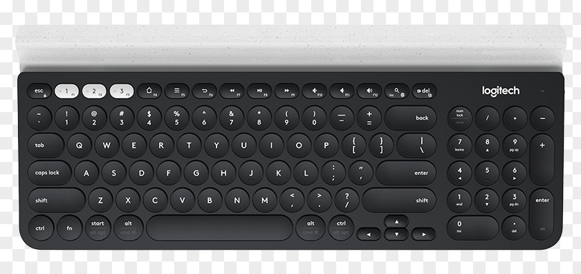 Logitech K380 Unifying Computer Keyboard Wireless K780 Multi-Device PNG