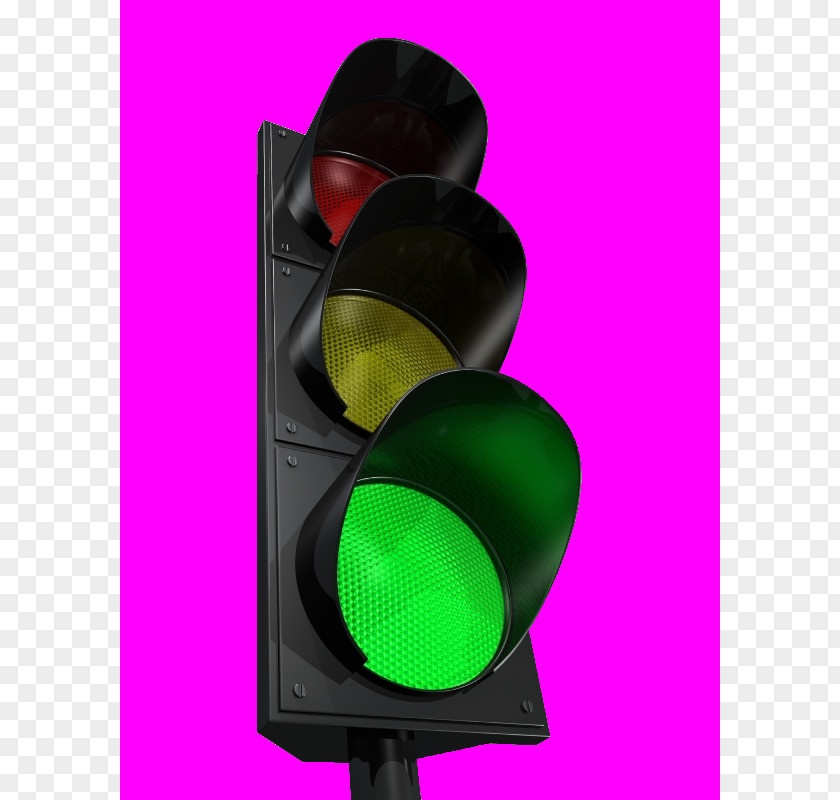 Traffic Light Smart Clip Art Green PNG