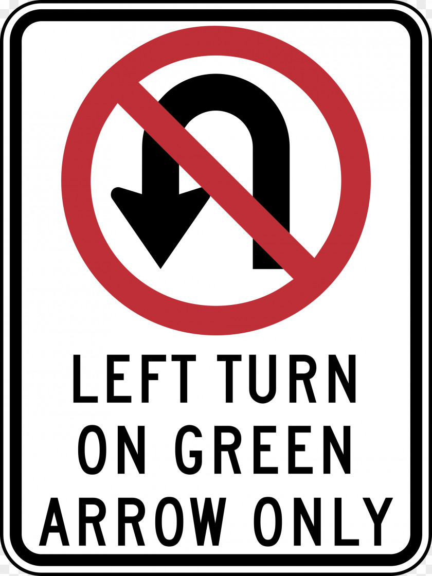 Traffic Signs U-turn Sign Road Regulatory Manual On Uniform Control Devices PNG