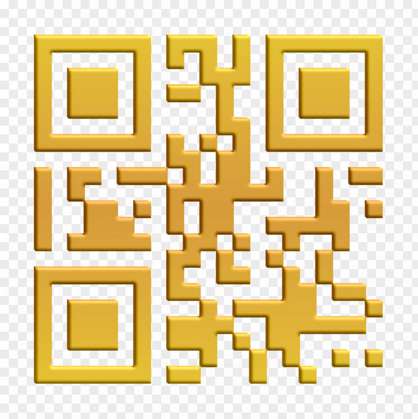 Yellow Blackberry Qr Code Variant Icon Essentials Technology PNG