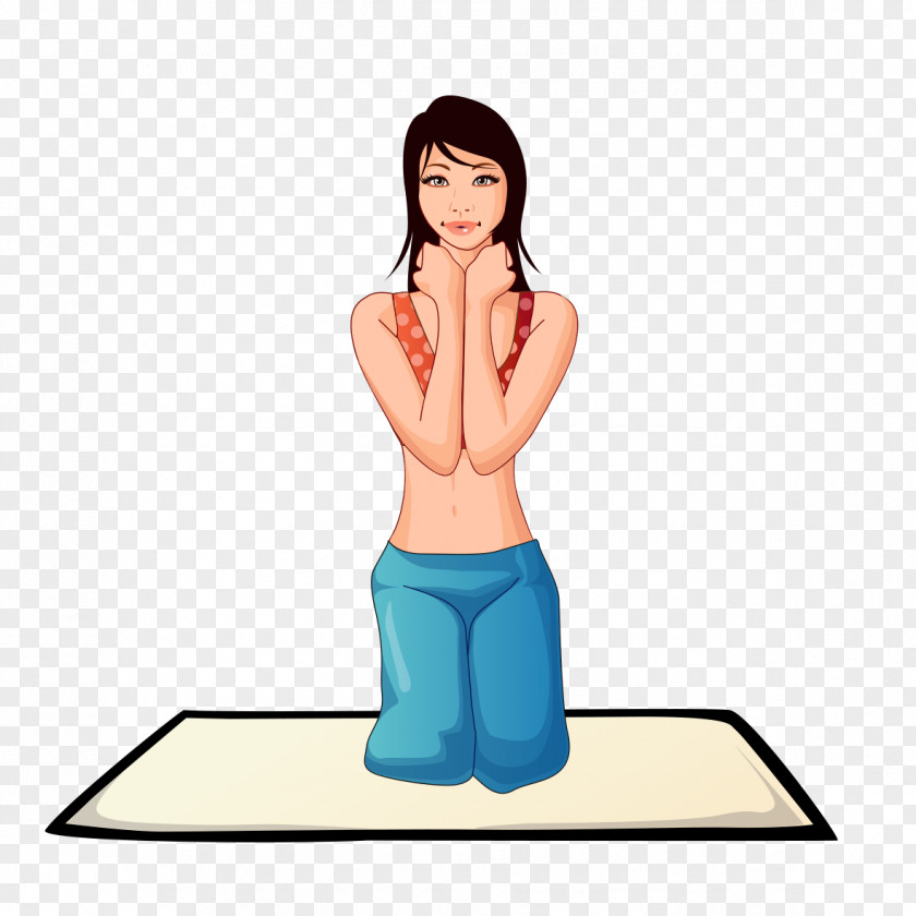 Yoga Mat Cartoon PNG