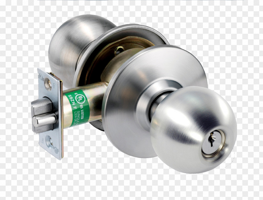 Cylindrical Magnet Lockset Dead Bolt Key Pin Tumbler Lock PNG