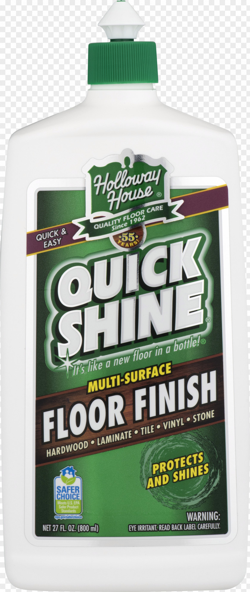 Spartan Floor Finish Quick Shine Concentrated Cleaner 1890ml Holloway House 27-Ounce Bottle, 6-Pack By Car Wood Glue PNG