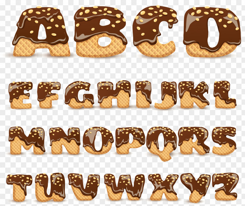 Bread Doughnut Ginger Snap Chocolate Chip Cookie Font PNG