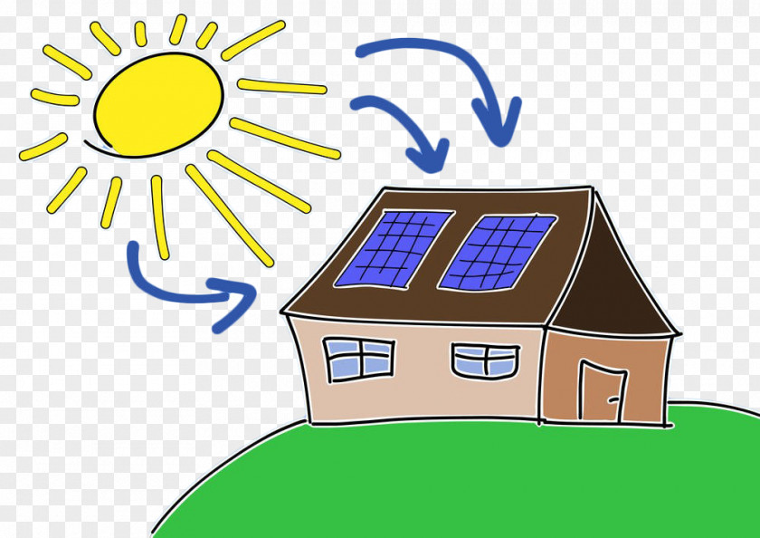 Hand-painted Cartoon Solar Energy PNG