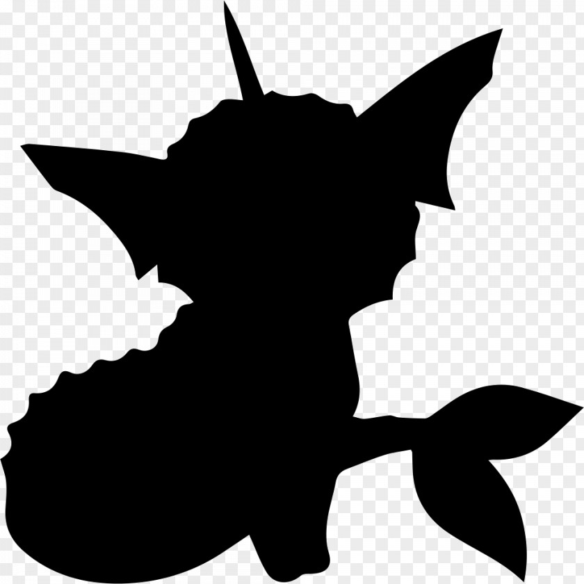 Silhouette Vaporeon Eevee Jolteon Image PNG